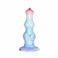 Kiotos Monstar Dildo Beast Nr. 76 Morghul - roze/wit/blauw/paars