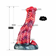 Kiotos Monstar Dildo Beast Nr. 77 Urrax - roze/paars/zwart