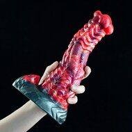 Kiotos Monstar Dildo Beast Nr. 77 Urrax - roze/paars/zwart