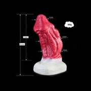 Kiotos Monstar Dildo Beast Nr. 78 Caraxes - Roze/Wit/Grijs