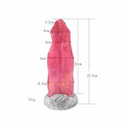 Kiotos Monstar Dildo Beast Nr. 79 Shrykos - Roze/Grijs/Wit