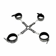 Kiotos BDSM Set Met Slangenprint - Neon Zilver