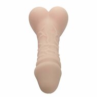 Kiotos Masturbator & Dildo Butt 2-in-1 - lichte huidskleur
