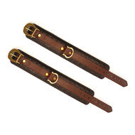 Liebe Seele - The Equestrian Leather Ankle Cuffs - Leren Enkel Boeien