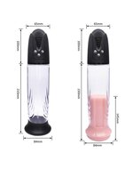 Rimba - P Pump PP05 - Elektronische Penispomp met Vagina Sleeve - Zwart