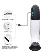 Rimba - P Pump PP05 - Elektronische Penispomp met Vagina Sleeve - Zwart