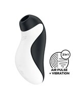Satisfyer - Orca Luchtdruk Vibrator - Zwart/Wit