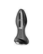 Satisfyer - Anaal Vibrator Met Roterende kralen En App Control Rotator Plug 2+ - Zwart