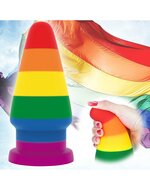 Lovetoy - Rainbow Pride - Buttplug - 15 cm