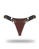 Liebe Seele - The Equestrian Leather Panty - Leren Slip - maat S