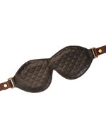 Liebe Seele - The Equestrian Leather Blindfold - Leren Blinddoek