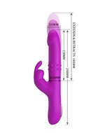 Pretty Love - Reese - Stotende Rabbit Vibrator - Roze
