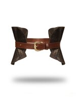 Liebe Seele - The Equestrian Leather Corset - Leren Corset - maat S/M