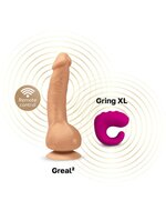 G-Vibe - G-Real - Mini Vibrerende Dildo - Lichte huidskleur