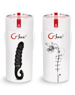 G-Vibe - Gjack2 - Geribbelde Bioskin Vibrator - Zwart