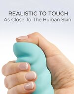 G-Vibe - Gjack2 - Geribbelde Bioskin Vibrator - Zwart