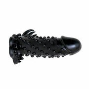 Malesation - Penis Sleeve met 0ppen - Nubby Sleeve - Zwart