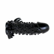 Malesation - Penis Sleeve met 0ppen - Nubby Sleeve - Zwart