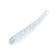 Kiotos Cox Clear - Dildo Dong 05 - Transparantie Dubbele Dildo - Lengte 31.5 cm - Diameter 30/40 mm