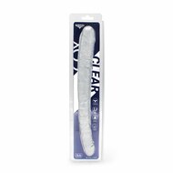 Kiotos Cox Clear - Dildo Dong 05 - Transparantie Dubbele Dildo - Lengte 31.5 cm - Diameter 30/40 mm