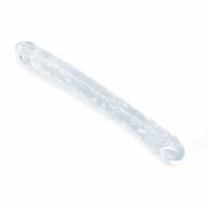 Kiotos Cox Clear - Dildo Dong 05 - Transparantie Dubbele Dildo - Lengte 31.5 cm - Diameter 30/40 mm