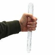 Kiotos Cox Clear - Dildo Dong 05 - Transparantie Dubbele Dildo - Lengte 31.5 cm - Diameter 30/40 mm