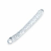 Kiotos Cox Clear - Dildo Dong 05 - Transparantie Dubbele Dildo - Lengte 31.5 cm - Diameter 30/40 mm