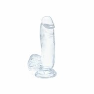 Kiotos Cox Clear - Dildo 02 - Transparante Dildo - Lengte 155 mm - Diameter 35 mm