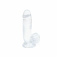 Kiotos Cox Clear - Dildo 02 - Transparante Dildo - Lengte 155 mm - Diameter 35 mm