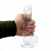 Kiotos Cox Clear - Dildo 01 - Transparante Dildo - Lengte 220 mm - Diameter 45 mm - TPE