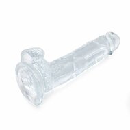 Kiotos Cox Clear - Dildo 01 - Transparante Dildo - Lengte 220 mm - Diameter 45 mm - TPE