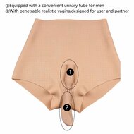 XX-DreamToys - Ultra Realistische Bodysuit Male-to-Female Vrouwentorso met Vagina - Lichte Huidskleur - maat M
