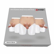 XX-DreamToys - Bodysuit - Female to Male - Ultra Realistisch Onderlichaam met Penis - maat M