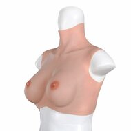 XX-DreamToys - Ultra Realistische Bodysuit - Male to Female - Vrouwentorso Met Borsten - Lichte Huidskleur - maat M