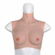 XX-DreamToys - Ultra Realistische Bodysuit - Male to Female - Vrouwentorso Met Borsten - Lichte Huidskleur - maat M