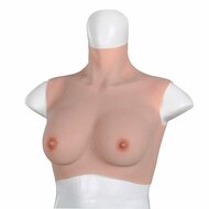 XX-DreamToys - Ultra Realistische Bodysuit - Male to Female - Vrouwentorso Met Borsten - Lichte Huidskleur - maat M