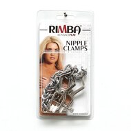 Rimba Bondage Play - Industriële Tepelklemmen Met Verstelschroef En Ketting