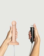 Strap-On-Me - Squirting Cum Dildo - Spuitende Dildo - Maat S - Lichte Huidskleur