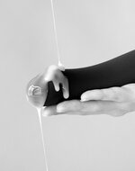 Strap-On-Me - Squirting Cum Dildo - Spuitende Dildo - Maat S - Zwart
