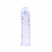 Chisa Novelties - Swirls - Geribbelde Penis Sleeve - Transparant