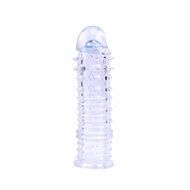 Chisa Novelties - Swirls - Geribbelde Penis Sleeve - Transparant