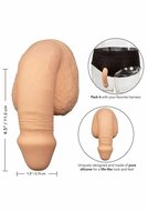 Calexotics - Siliconen Packing Penis - Slappe Penis - FtM Drag - 12,75 cm - lichte huidskleur