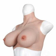 XX-DreamToys - Ultra Realistische Bodysuit - Male to Female - Vrouwentorso Met Borsten - Lichte Huidskleur - L
