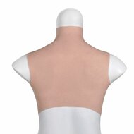 XX-DreamToys - Ultra Realistische Bodysuit - Male to Female - Vrouwentorso Met Borsten - Lichte Huidskleur - L