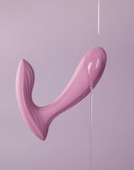 Svakom - Erica - Draagbare Vibrator Met App Control - Twee Motoren - Lichtroze