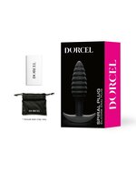 Dorcel - Buttplug - Spiraalvormige Buttplug - Anaal Speeltje - Siliconen - Zwart