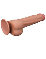 Lovetoy - Dildo - Sliding Skin Dildo - Lengte 29 cm - Lichte Huidskleur