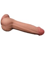 Lovetoy - Dildo - Sliding Skin Dildo - Lengte 29 cm - Lichte Huidskleur