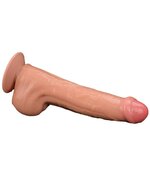 Lovetoy - Dildo - Sliding Skin Dildo - Lengte 29 cm - Lichte Huidskleur