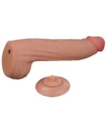 Lovetoy - Dildo - Sliding Skin Dildo - Lengte 31 cm - Lichte Huidskleur